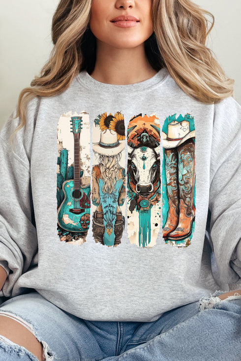 Western Babe Unisex NuBlend Crew Sweatshirt
