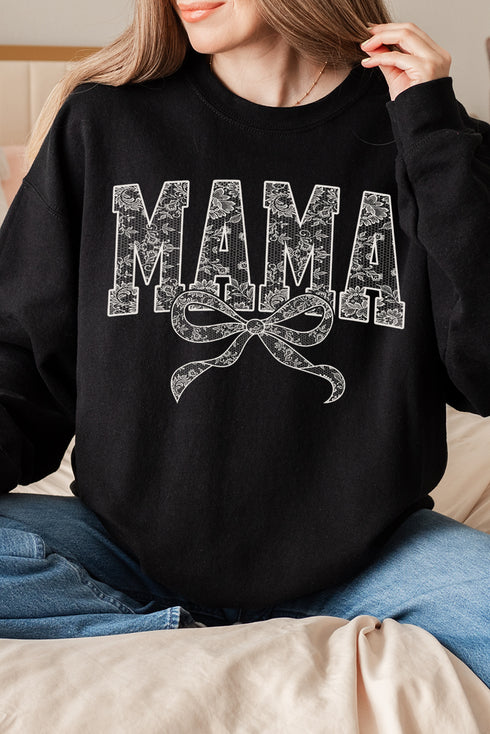 White Lace Mama Unisex NuBlend Crew Sweatshirt