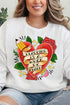 Work Of Heart Roses Unisex NuBlend Crew Sweatshirt