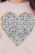 Dalmatian Dot Heart Unisex NuBlend Crew Sweatshirt