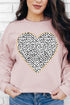 Dalmatian Dot Heart Unisex NuBlend Crew Sweatshirt