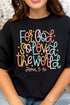 For God So Loved The World Premium Cotton Unisex T-Shirt