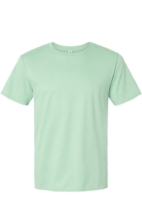 Floral Faux Embroidery Amen Premium Cotton Unisex T-Shirt