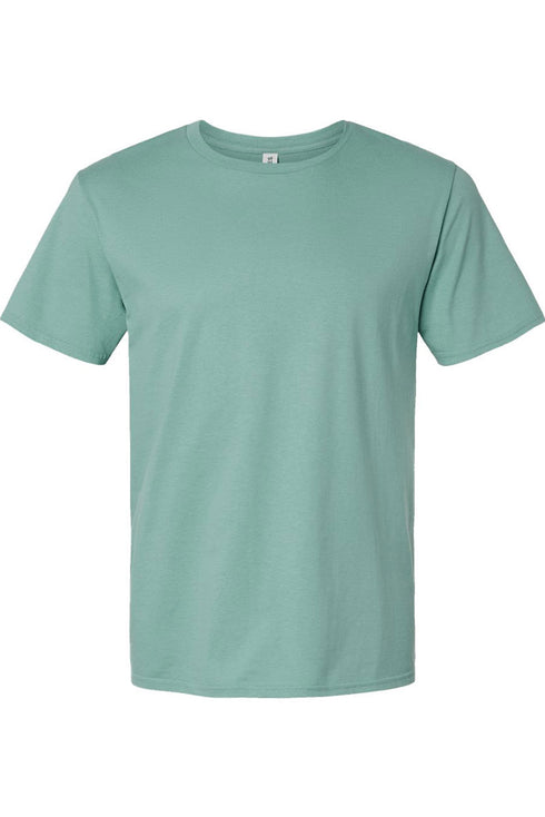 Floral Faux Embroidery Amen Premium Cotton Unisex T-Shirt