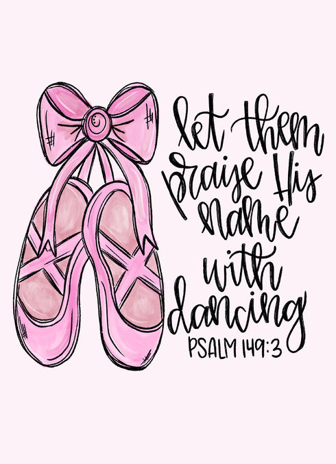 Praising In Pointe Ready To Frame Canvas Print