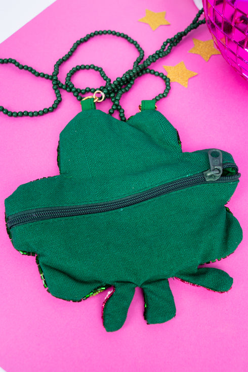 Shake your Shamrocks Petite Seed Bead Purse