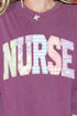 Soft Stitch Nurse Comfort Colors Heavyweight Long T-Shirt