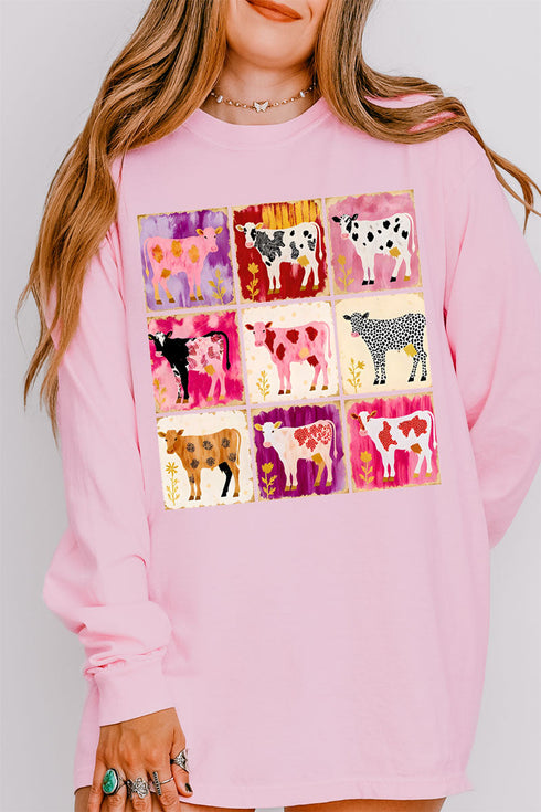 Patchwork Pastures Comfort Colors Heavyweight Long Sleeve T-Shirt