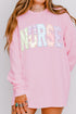 Soft Stitch Nurse Comfort Colors Heavyweight Long T-Shirt