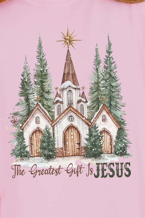 The Greatest Gift Is Jesus Comfort Colors Heavyweight Long Sleeve T-Shirt