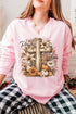 Harvest Praise Cross Comfort Colors Heavyweight Long T-Shirt