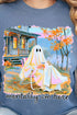Ghost Mentally I'm Here Comfort Colors Heavyweight Long T-Shirt