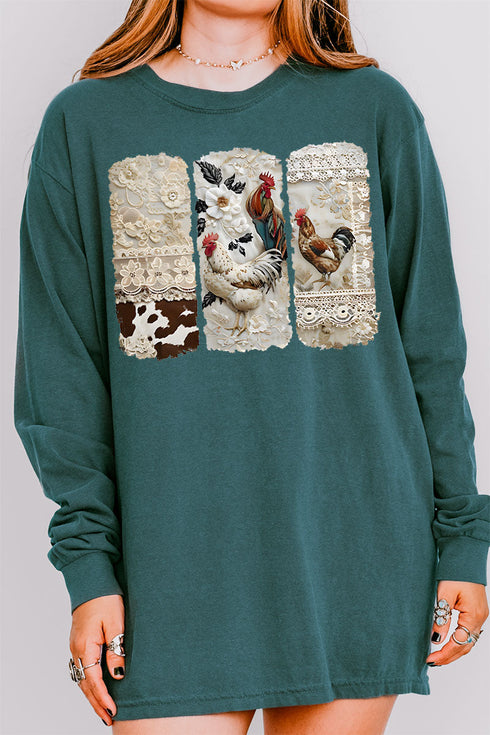 Chic 'n Lace Comfort Colors Heavyweight Long Sleeve T-Shirt