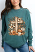 Harvest Praise Cross Comfort Colors Heavyweight Long T-Shirt