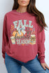 Fall Season Charm Comfort Colors Heavyweight Long T-Shirt