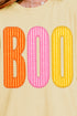 Candy Stripe Boo Comfort Colors Heavyweight Long T-Shirt