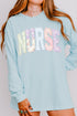 Soft Stitch Nurse Comfort Colors Heavyweight Long T-Shirt