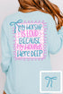 Worship Loud Front & Back Design Comfort Colors Heavyweight Long T-Shirt