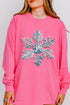 The Painted Snowflake Comfort Colors Heavyweight Long Sleeve T-Shirt
