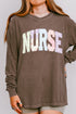 Soft Stitch Nurse Comfort Colors Heavyweight Long T-Shirt