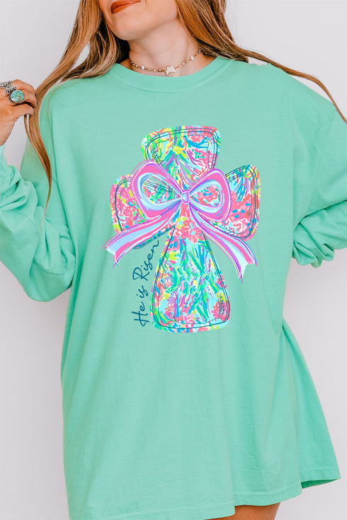 Faith & Frills Comfort Colors Heavyweight Long Sleeve T-Shirt