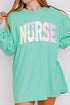 Soft Stitch Nurse Comfort Colors Heavyweight Long T-Shirt