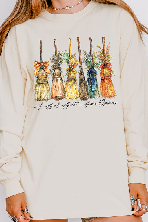 Broom Service Comfort Colors Heavyweight Long Sleeve T-Shirt