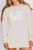 Soft Stitch Nurse Comfort Colors Heavyweight Long T-Shirt