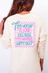 Worship Loud Front & Back Design Comfort Colors Heavyweight Long T-Shirt