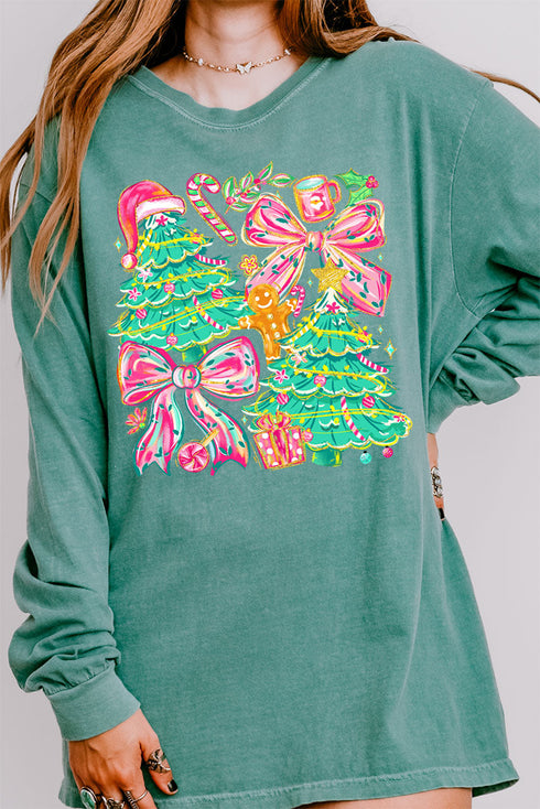 Sugarplum Magic Comfort Colors Heavyweight Long Sleeve T-Shirt