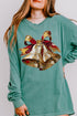 The Painted Christmas Bells Comfort Colors Heavyweight Long Sleeve T-Shirt