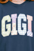 Personalized Soft Stitch Mom Name Comfort Colors Heavyweight Long T-Shirt *Choose Your Name