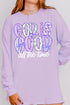 Coquette God Is Good Comfort Colors Heavyweight Long Sleeve T-Shirt