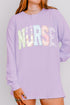 Soft Stitch Nurse Comfort Colors Heavyweight Long T-Shirt