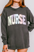 Soft Stitch Nurse Comfort Colors Heavyweight Long T-Shirt