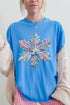 The Painted Snowflake Comfort Colors Heavyweight Long Sleeve T-Shirt