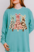 Faux Yarn Coquette Trio Comfort Colors Heavyweight Long Sleeve T-Shirt