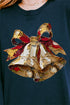The Painted Christmas Bells Comfort Colors Heavyweight Long Sleeve T-Shirt
