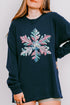 The Painted Snowflake Comfort Colors Heavyweight Long Sleeve T-Shirt
