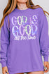 Coquette God Is Good Comfort Colors Heavyweight Long Sleeve T-Shirt