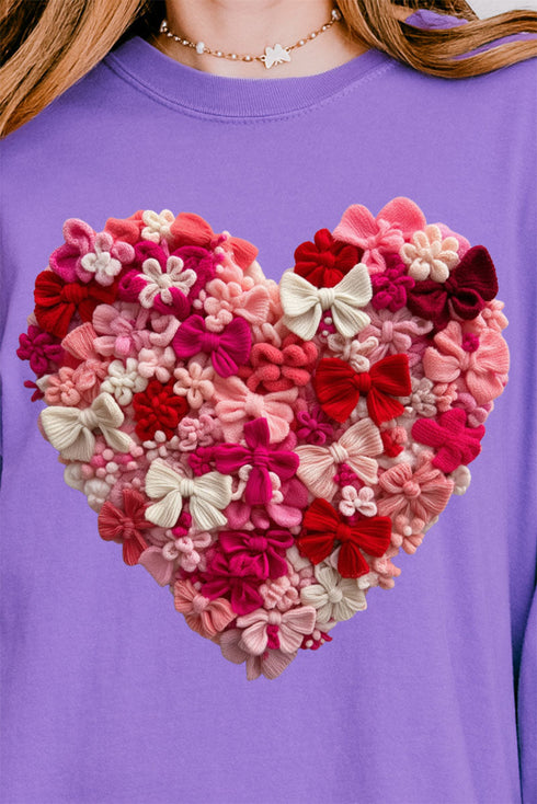 Wrapped With Love Comfort Colors Heavyweight Long Sleeve T-Shirt