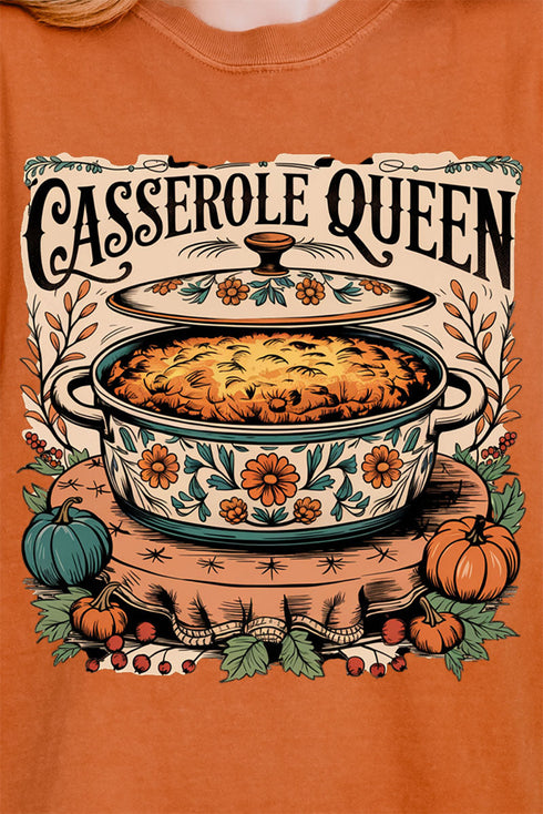 Casserole Queen Comfort Colors Heavyweight Long Sleeve T-Shirt