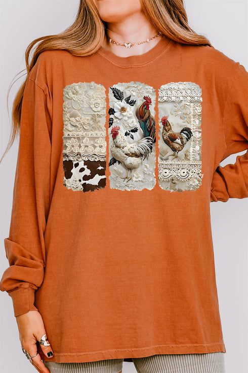 Chic 'n Lace Comfort Colors Heavyweight Long Sleeve T-Shirt