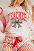 Arched Red And Green Teacher Comfort Colors Heavyweight Long Sleeve T-Shirt