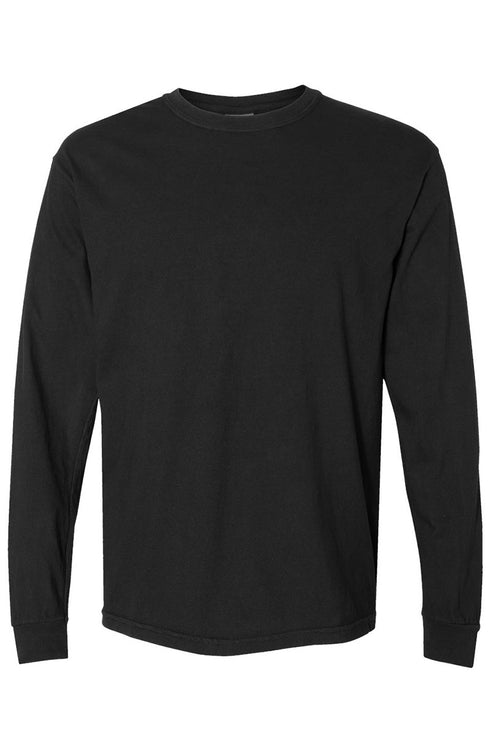 Faux Sequin Red Coquette Bow Comfort Colors Long Sleeve T-Shirt