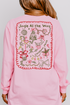 Christmas, Please Front & Back Design Comfort Colors Heavyweight Long T-Shirt