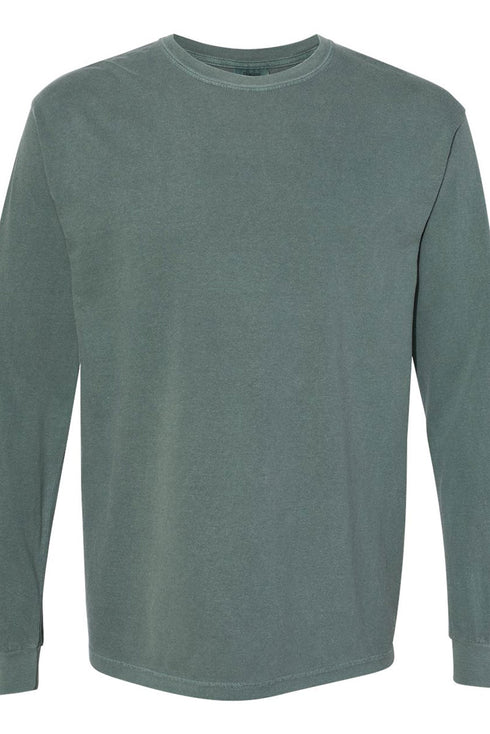 Halloween Outlaw Front & Back Design Comfort Colors Heavyweight Long Sleeve T-Shirt