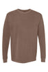 Fall Vibes Floral Coquette Comfort Colors Heavyweight Long Sleeve T-Shirt
