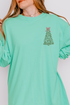 Christmas, Please Front & Back Design Comfort Colors Heavyweight Long T-Shirt