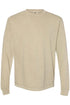 Fall Vibes Floral Coquette Comfort Colors Heavyweight Long Sleeve T-Shirt